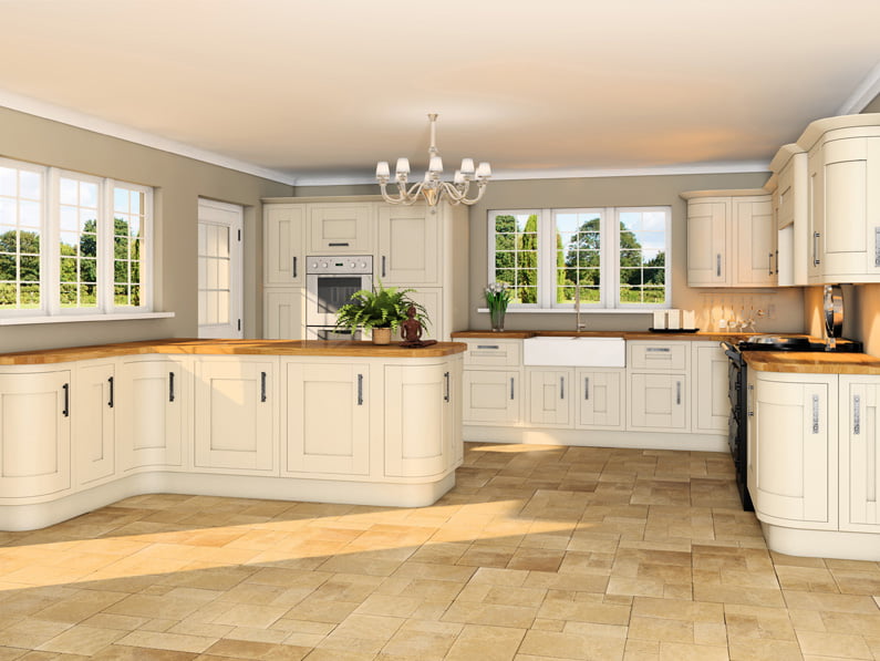 Gainsborough painted Alabaster timber door