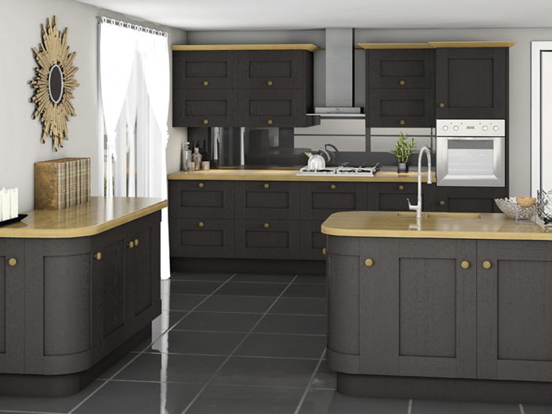 Shaker Painted carbonite colour