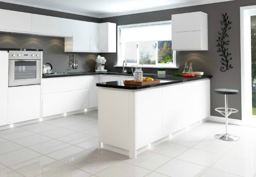 Handleless high gloss white 2